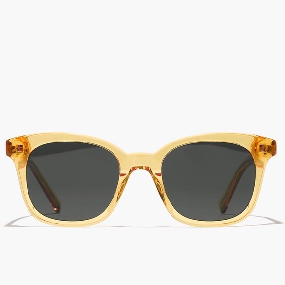 Madewell Accessories - Madewell Venice Flat Frame Sunglasses in Yellow